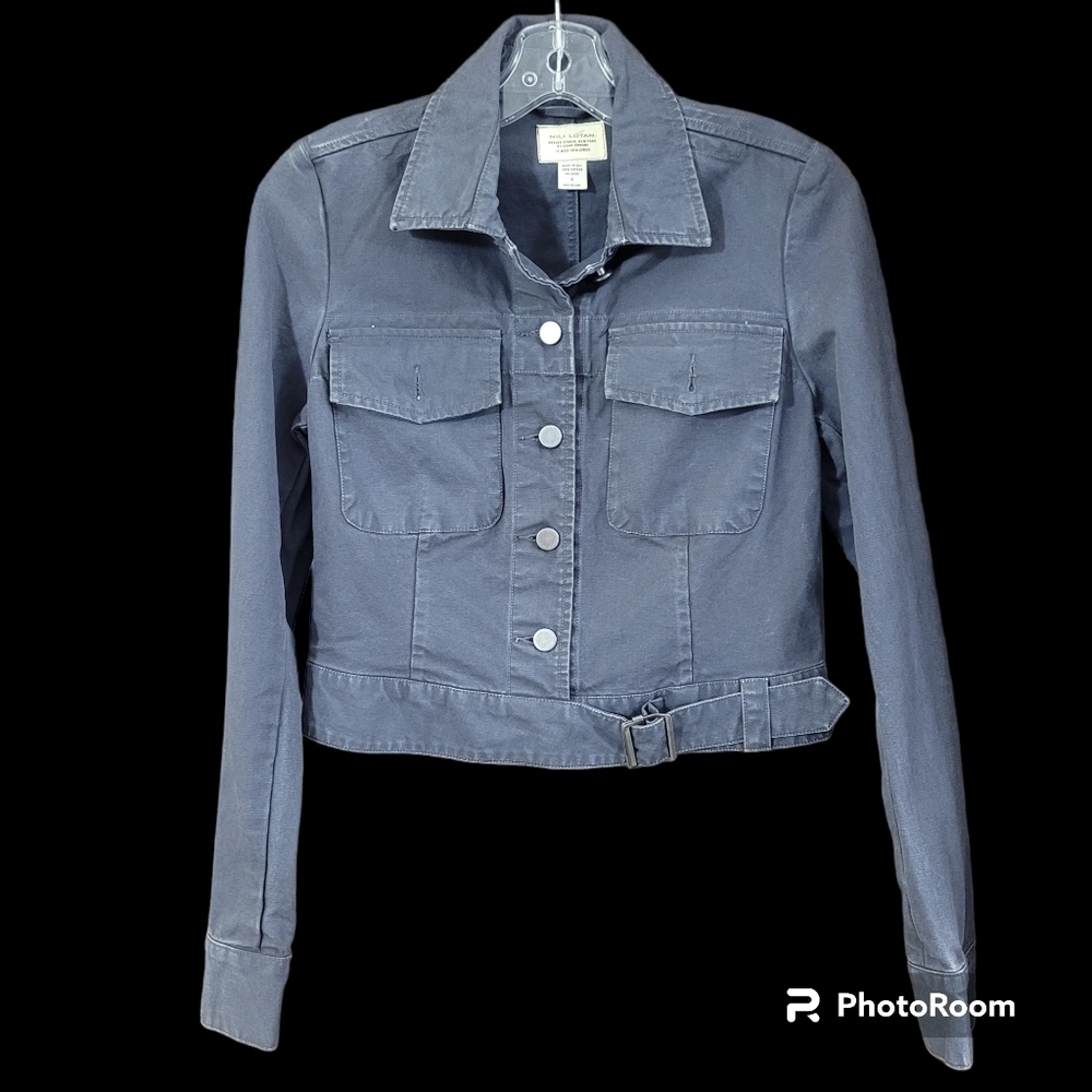 Nili Lotan Blue Jean Jacket